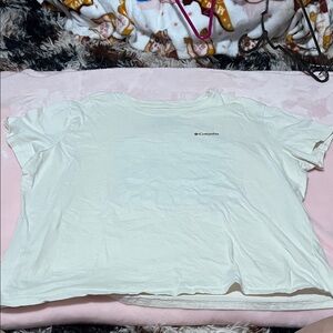 Columbia Women's Cream Short Sleeve Tee